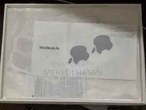 ল্যাপটপ অ্যাপল ম্যাকবুক এয়ার ২০২০ এম১ ৮জিবি ইন্টেল সেলেরন এসএসডি ২৫৬জিবি