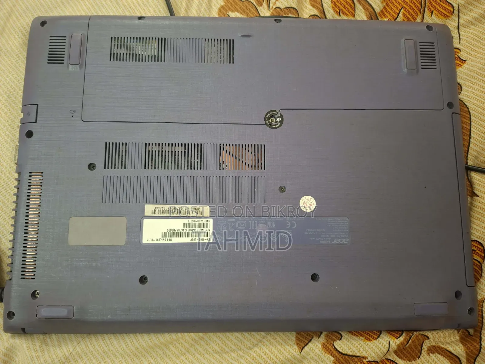 Acer Laptop 8GB Intel Core i5 HDD+SSD 500GB