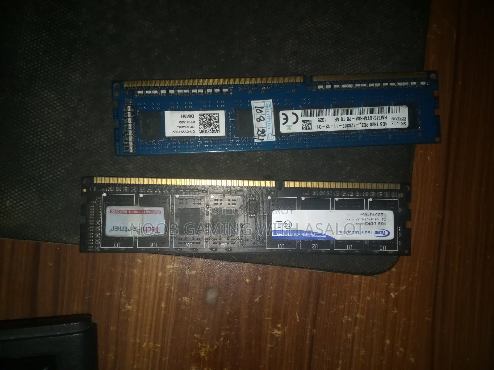 DDR3 4+4 GB RAM 1600MHz