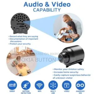 GFOUK Minieye Nanny Cam Full HD ( Non- Rechargable)