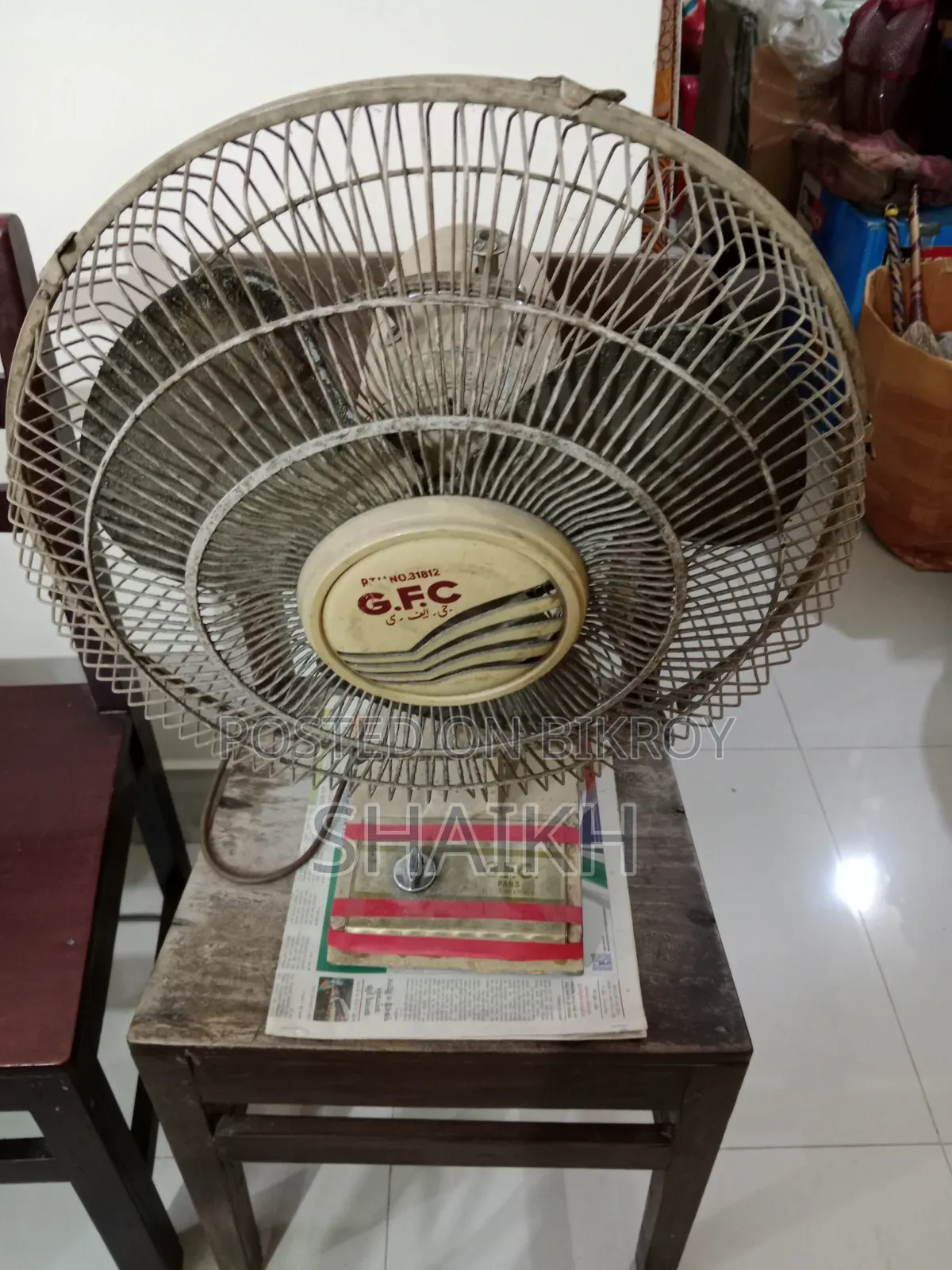 অরজিনাল জিএফসি টেবিল ফ্যান