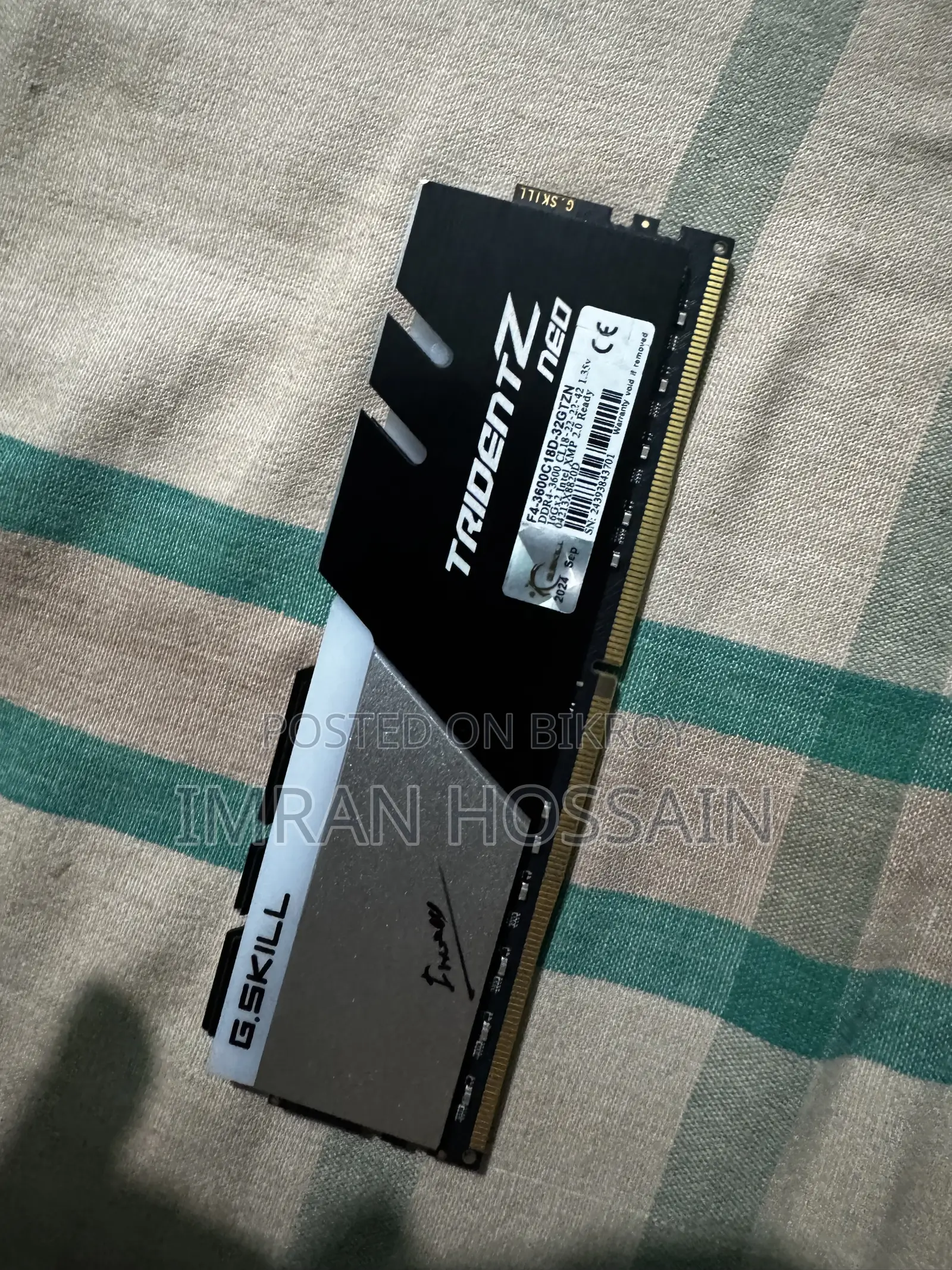 Trident Z RGB 32gb Ddr4 3600mhz Desktop Ram