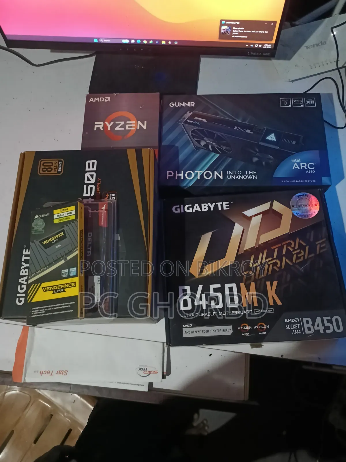 Desktop Computer 16GB AMD Ryzen 5 SSD 128GB