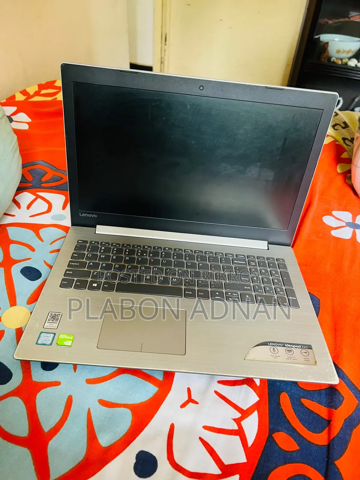 ল্যাপটপ লেনোভো আইডিয়াপ্যাড ৩২০ ১২জিবি ইন্টেল কোর ৫ এসএসডি ১টি