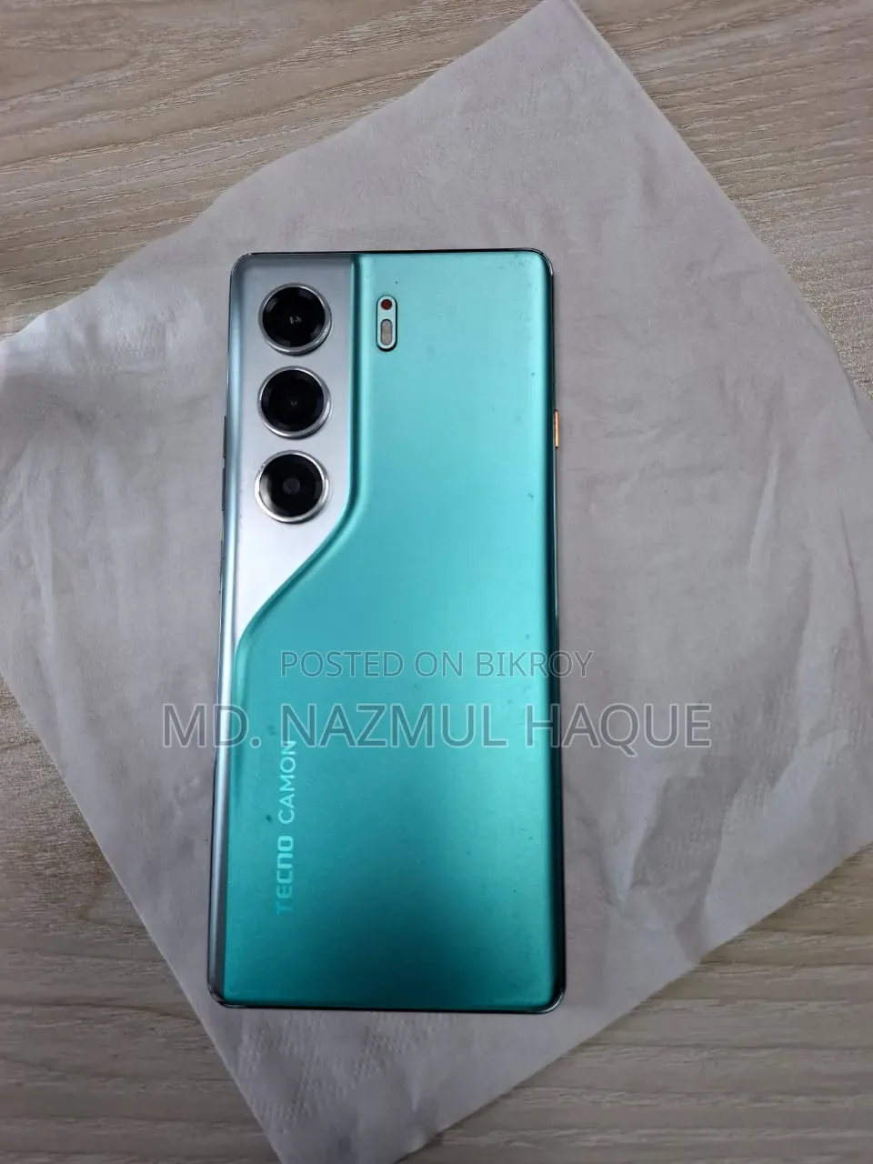টেকনো ক্যামন ৩০ প্রো ৫জি ৫১২ জিবি সবুজ