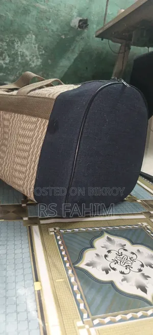 Jute Cotton Travel Bag