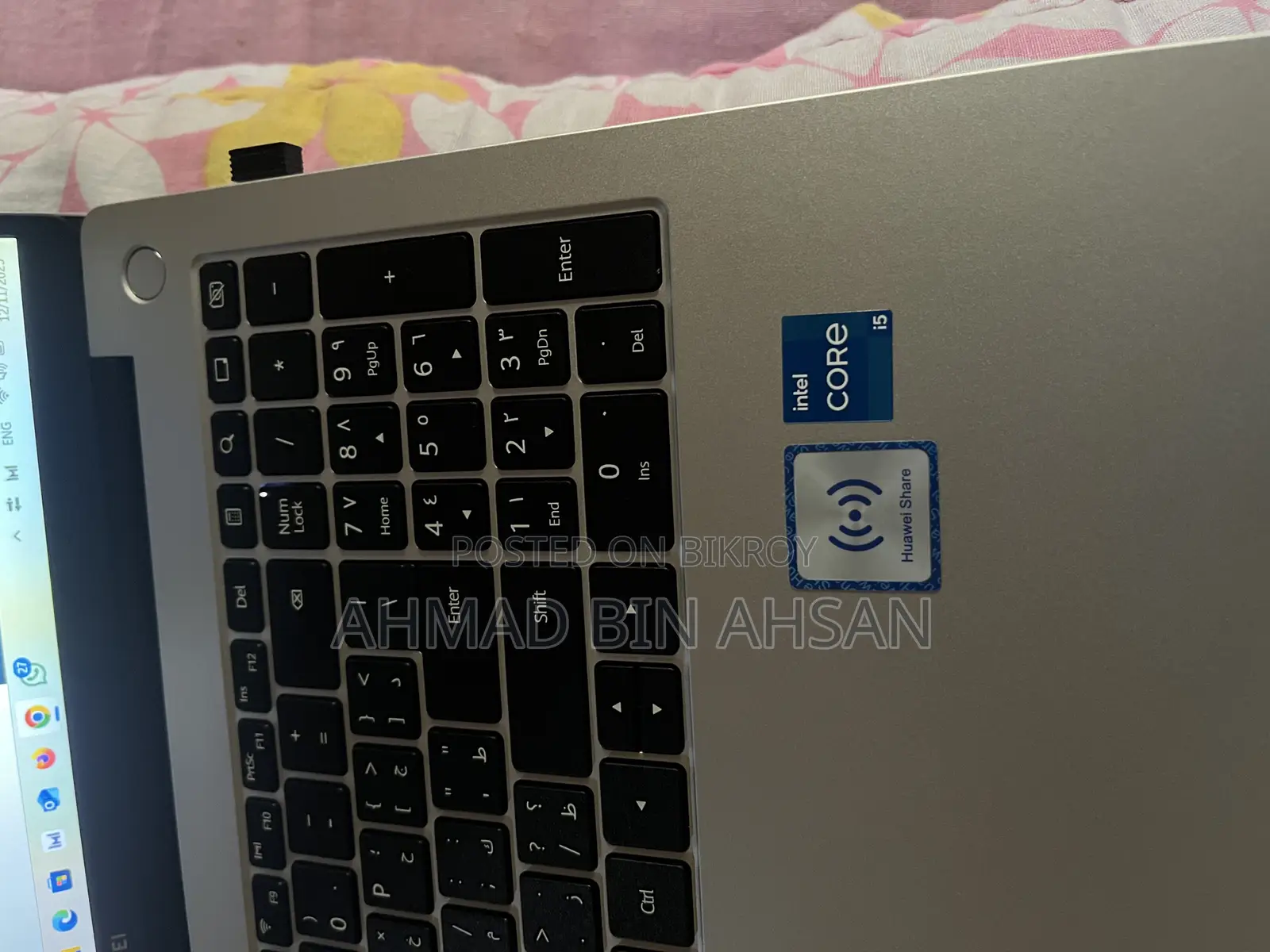 Laptop Huawei 8GB Intel Core i5 Hard Disk Drive plus Solid State Drive 512GB