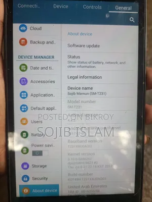 Samsung Galaxy Tab A SM-T285 8 GB Black