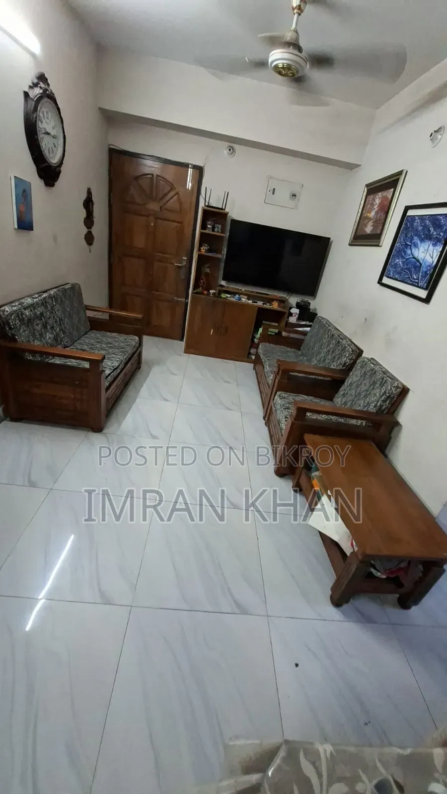 Sofa Set 2-2-1 With Tea Table Original Teak Wood Sofa Set