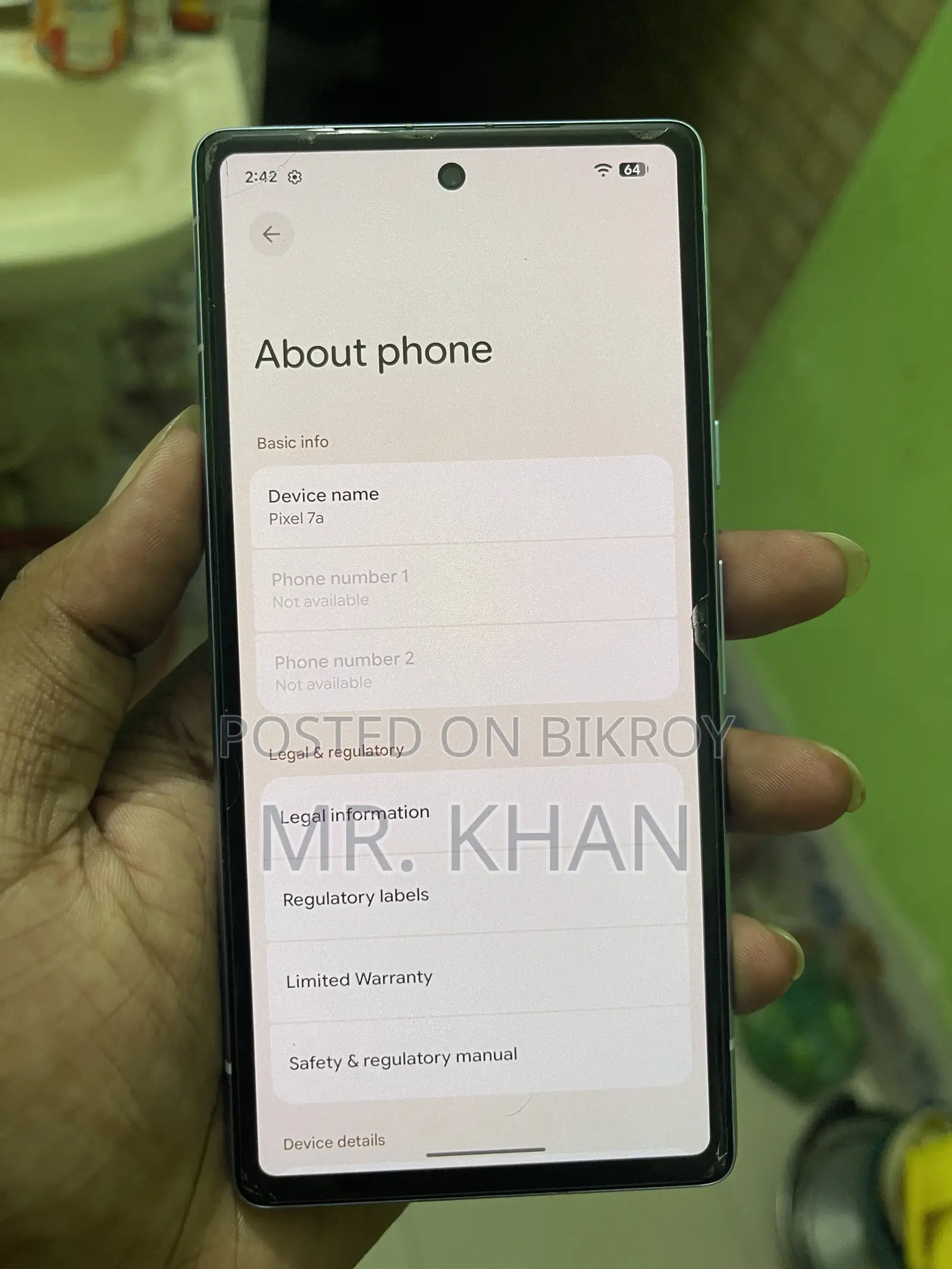 Google Pixel 7a 128 GB Blue