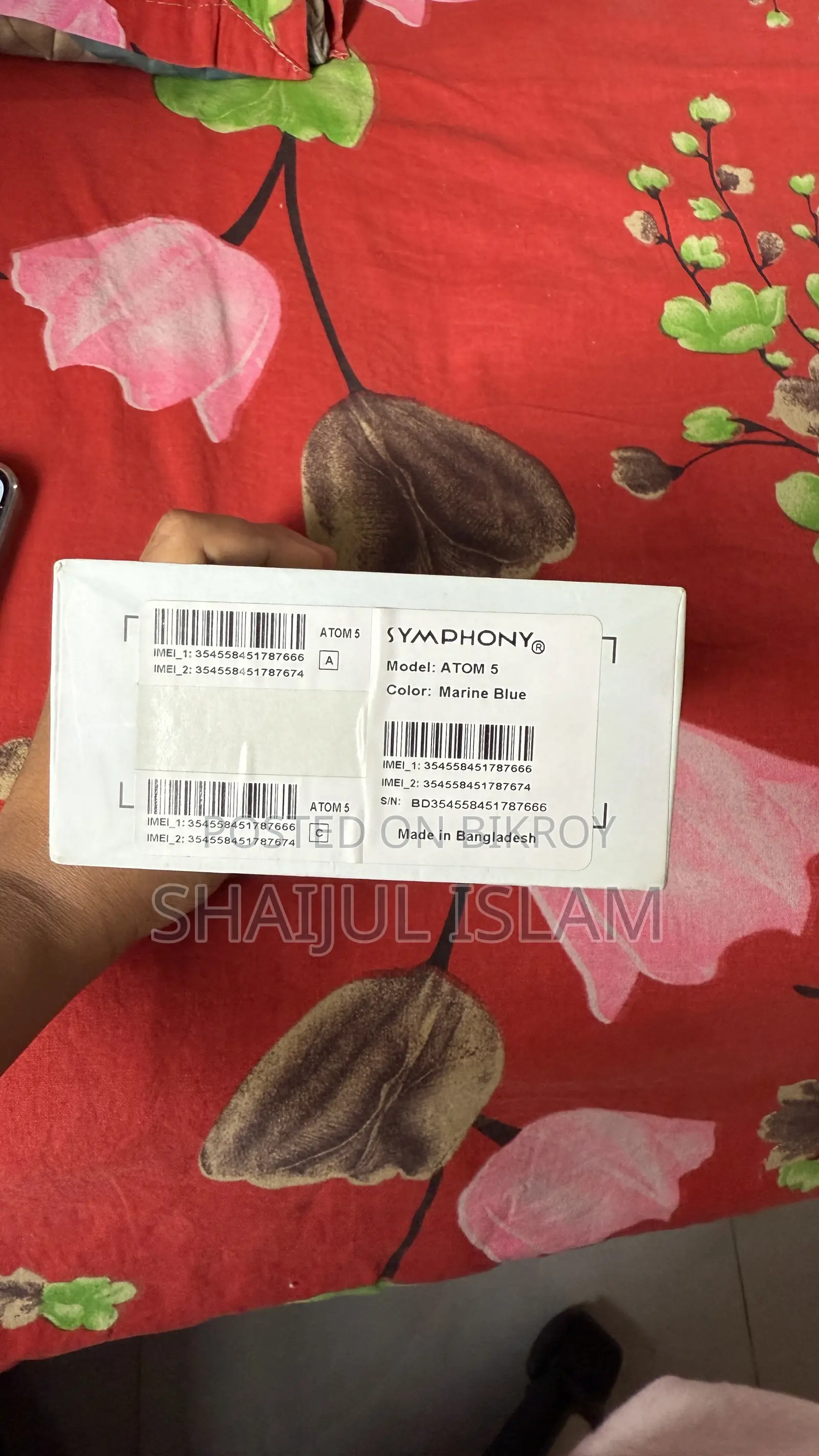 Symphony ATOM 5 64 GB Blue