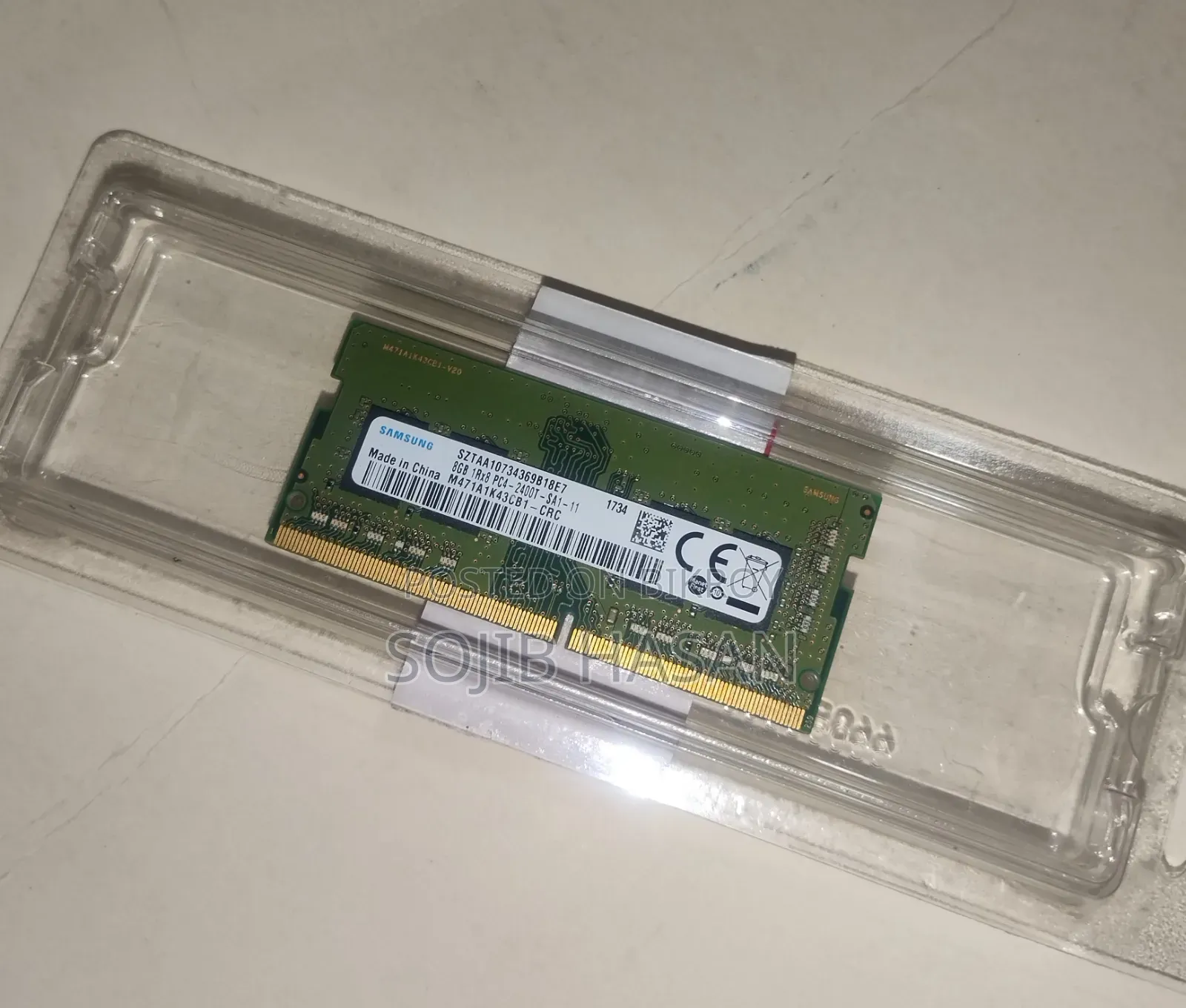 স্যামসাং ৮জিবি ডিডিআর৪ ল্যাপটপ র‍্যাম