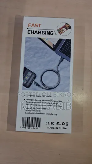 USB to Type-C charger cable available with support up to 120 watt