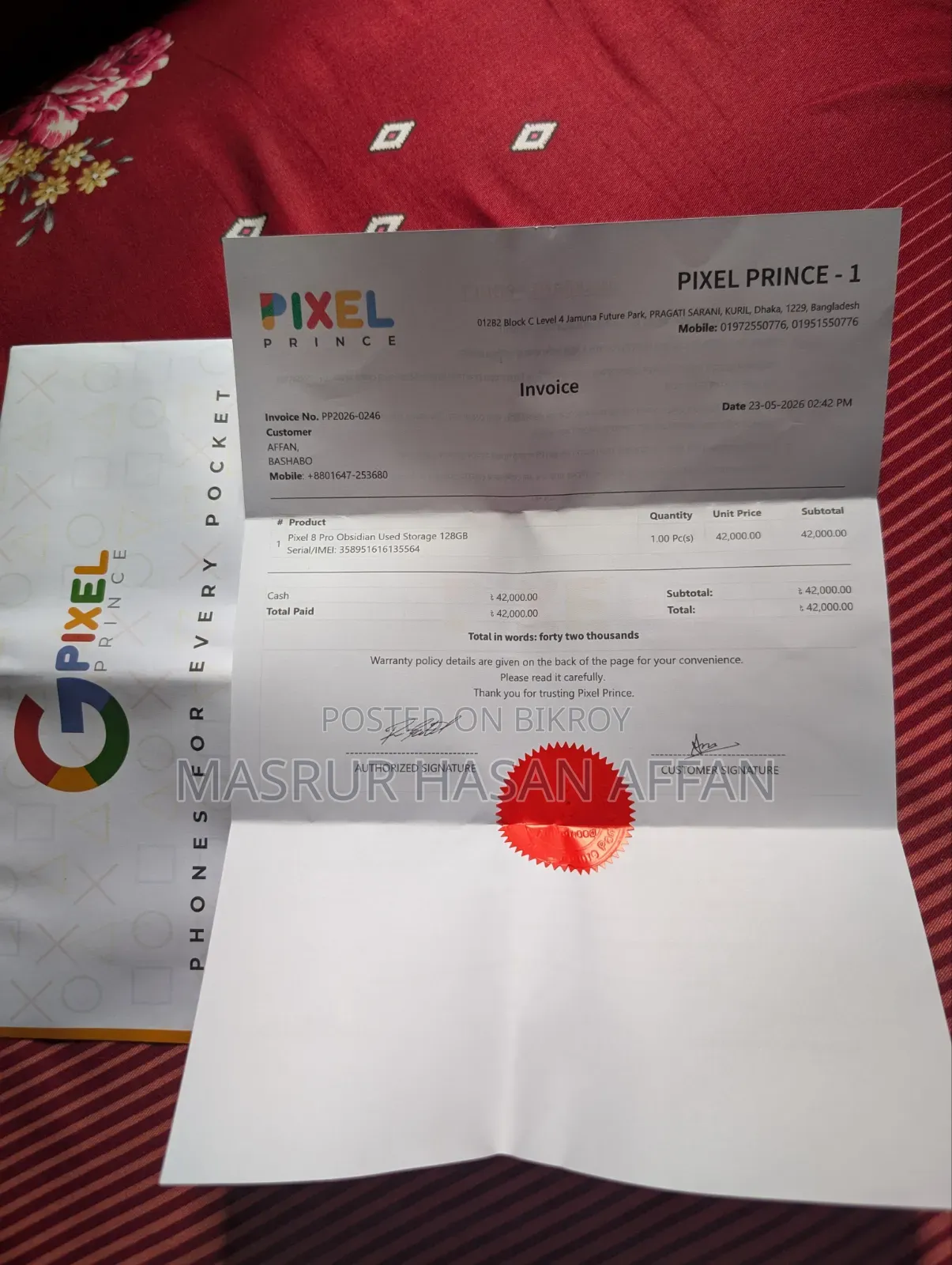 Google Pixel 8 Pro 128 GB Black