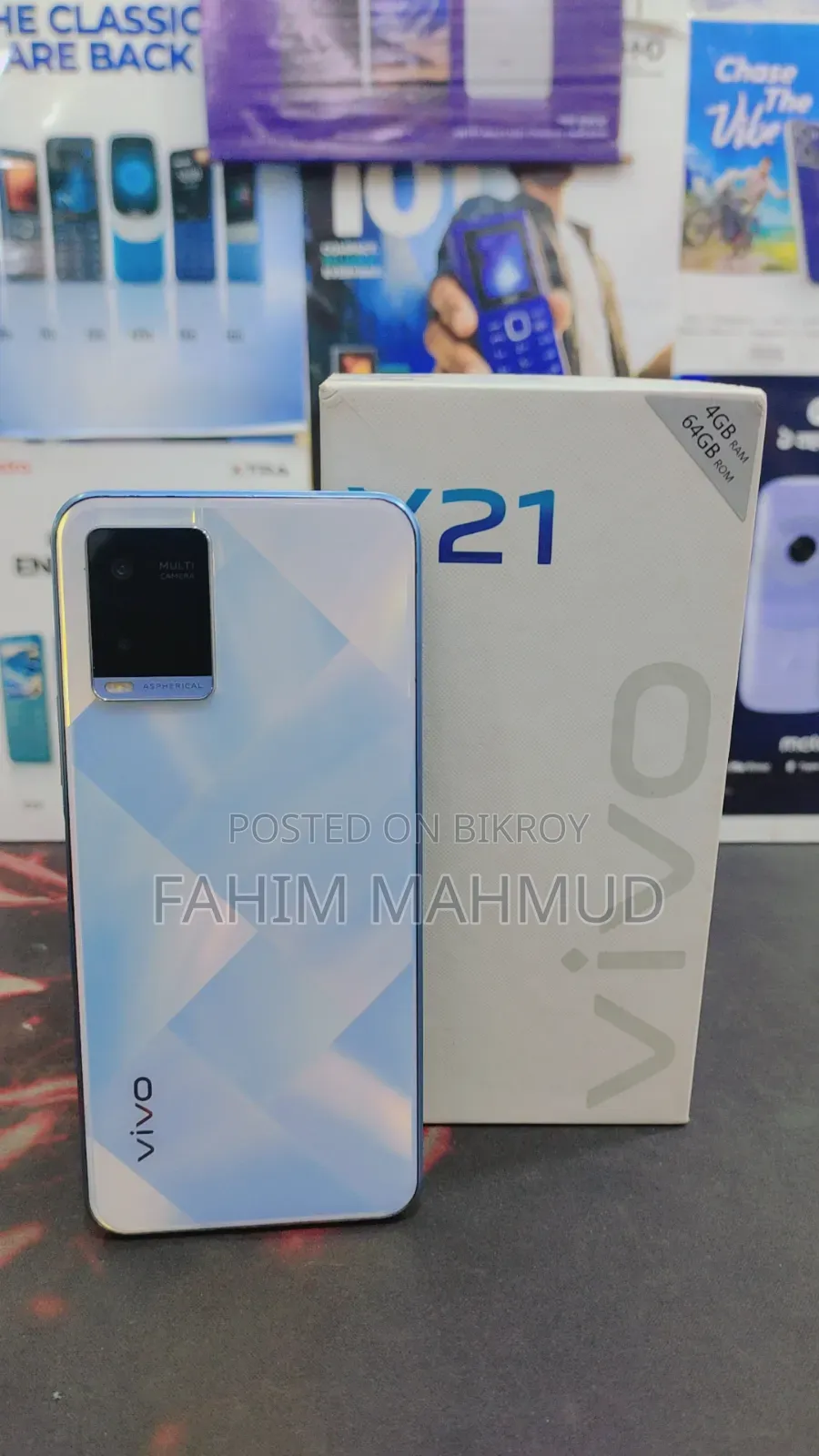 Vivo Y21 64 GB Blue