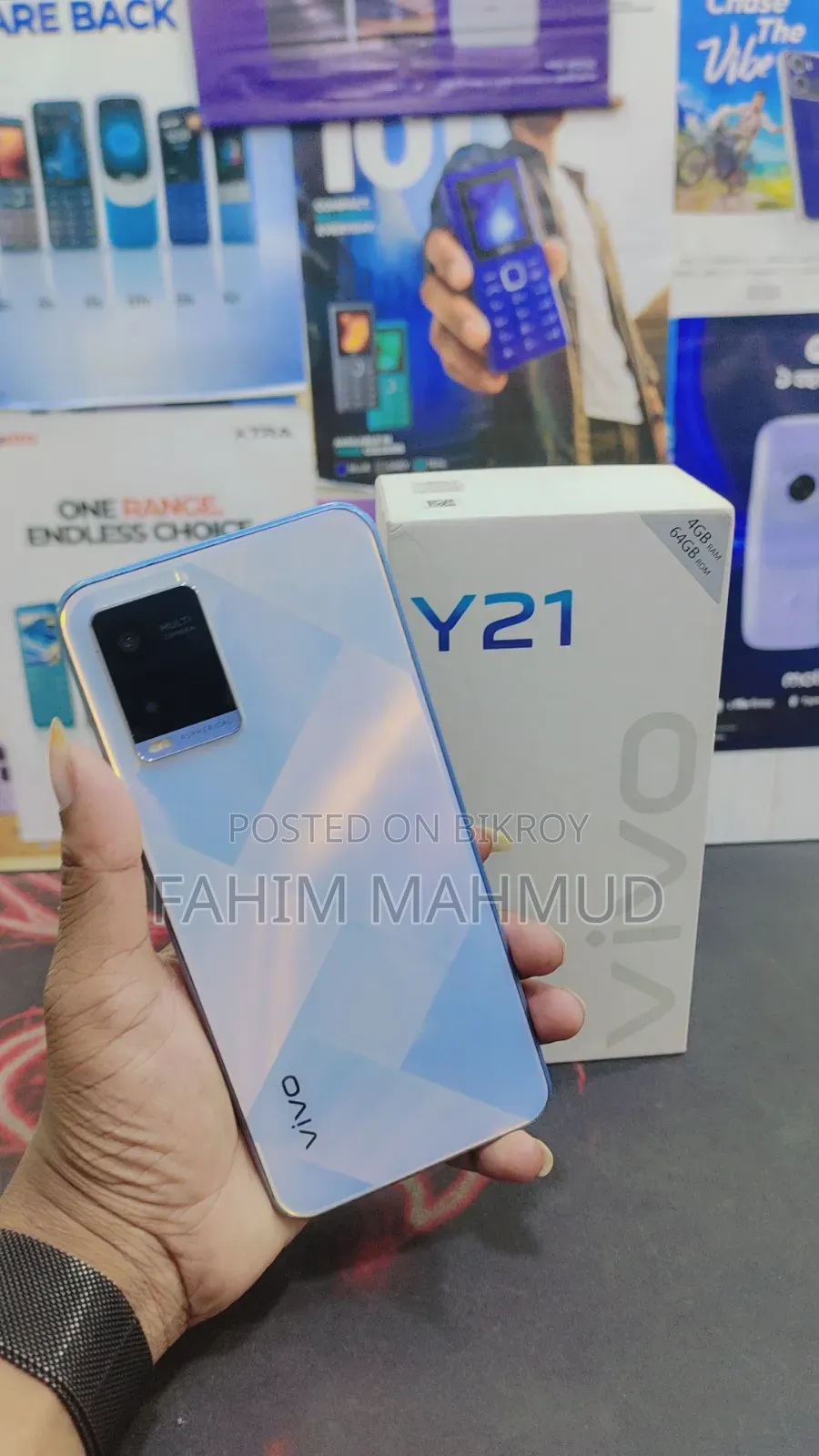 Vivo Y21 64 GB Blue
