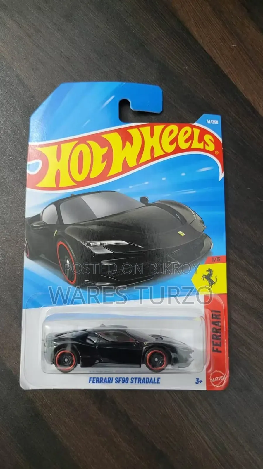 Hotwheels Sf90 Black