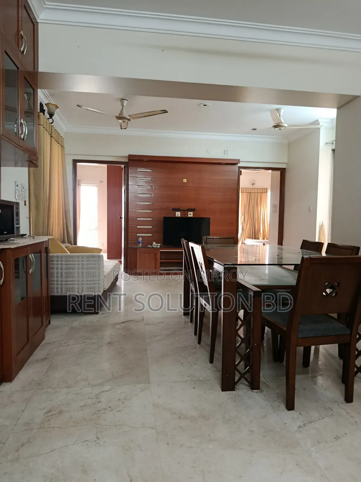 গুলশানে ৩ বেডরুমের ফার্নিশড অ্যাপার্টমেন্ট ভাড়ার জন্য