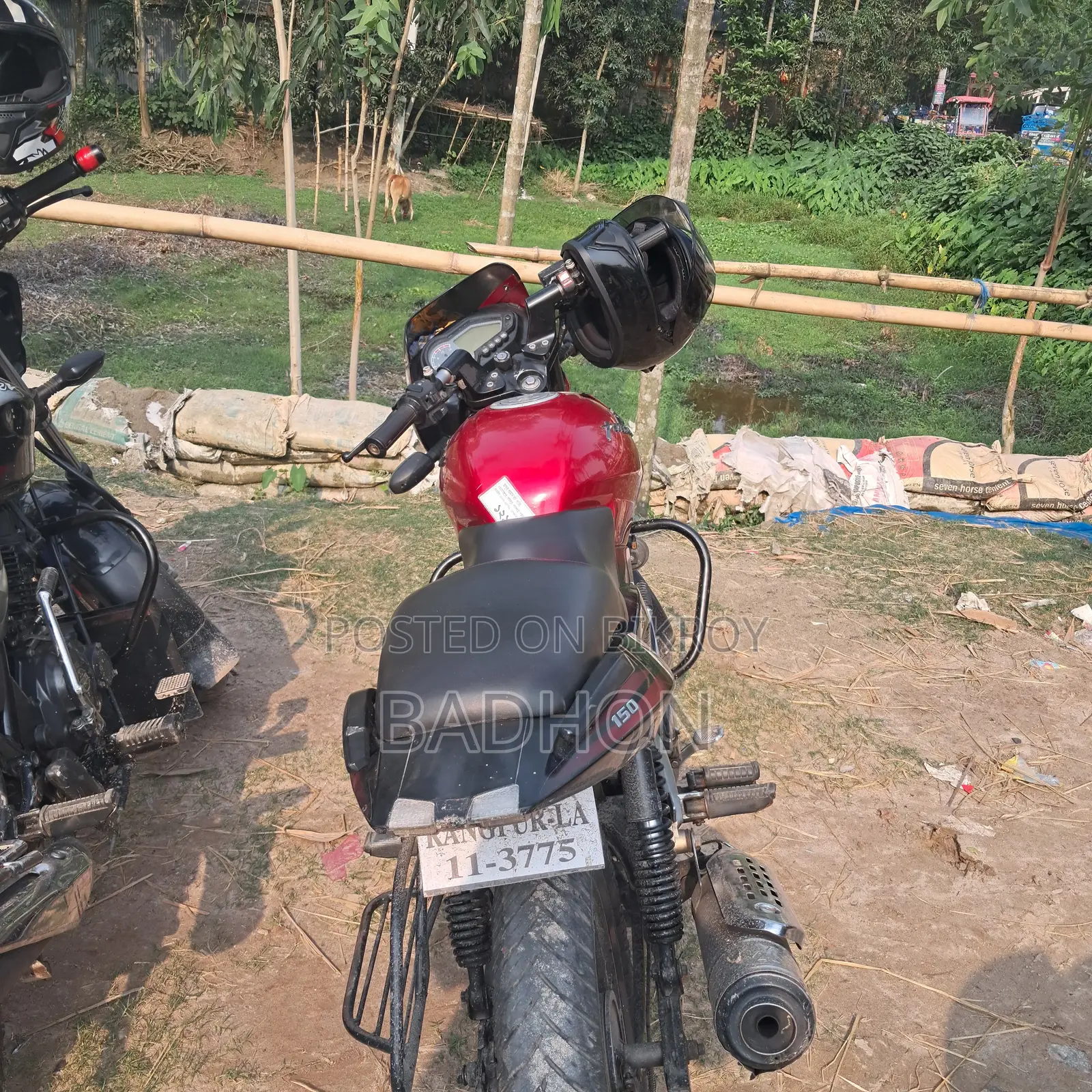 বাজাজ পালসার ১৫০ ২০১২ লাল