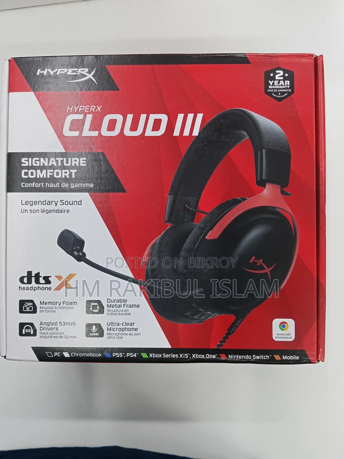 HyperX Cloud III Gaming Headphone