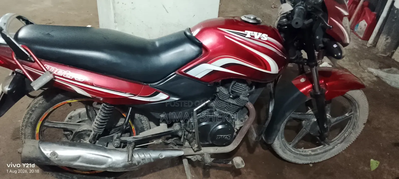 TVS Metro 2017 Red