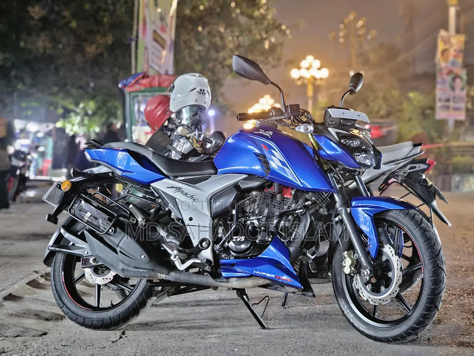 TVS Apache 160 4V 2024 ব্লু