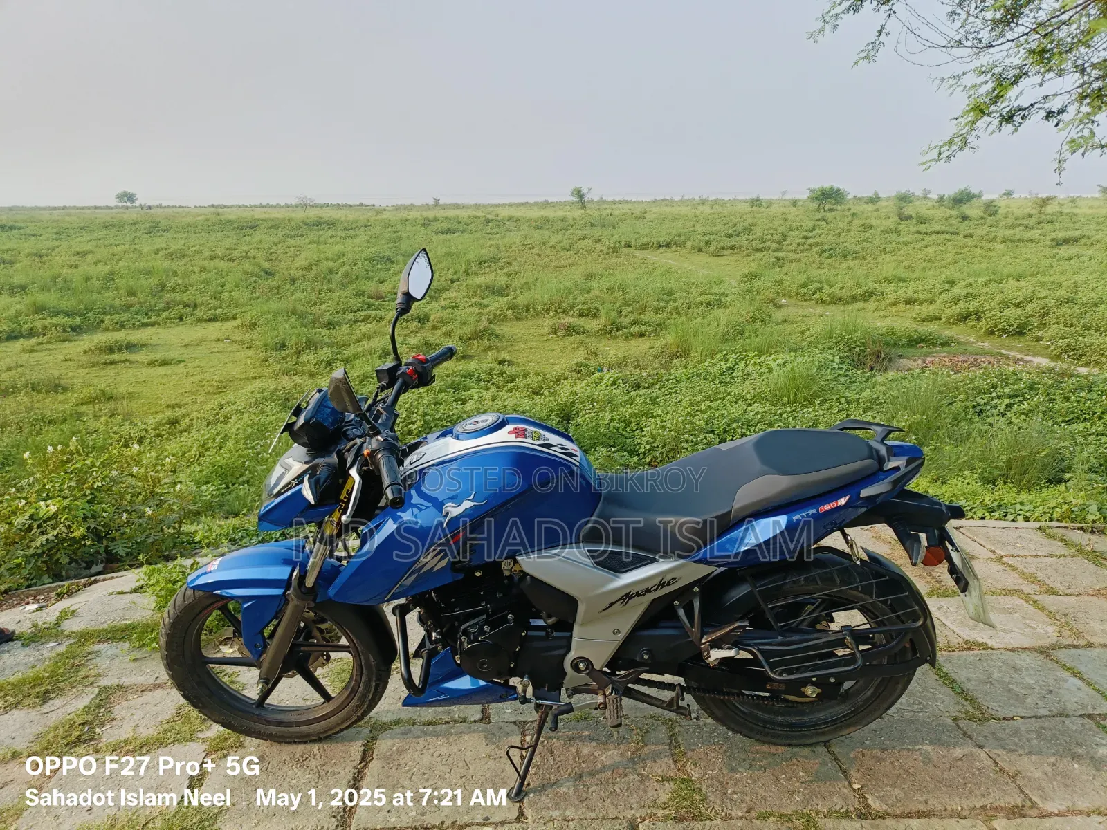 TVS Apache 160 4V 2024 ব্লু