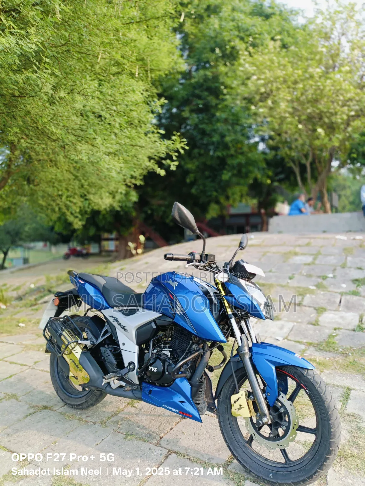 TVS Apache 160 4V 2024 ব্লু