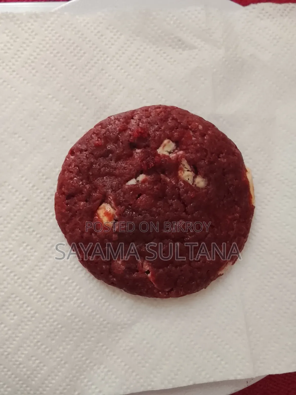 Home-Made Red Velvet Cookies
