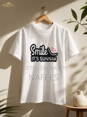 👕 Smile, It’s Sunnah — স্টাইল হোক সুন্নাহর বার্তায় 🤍✨