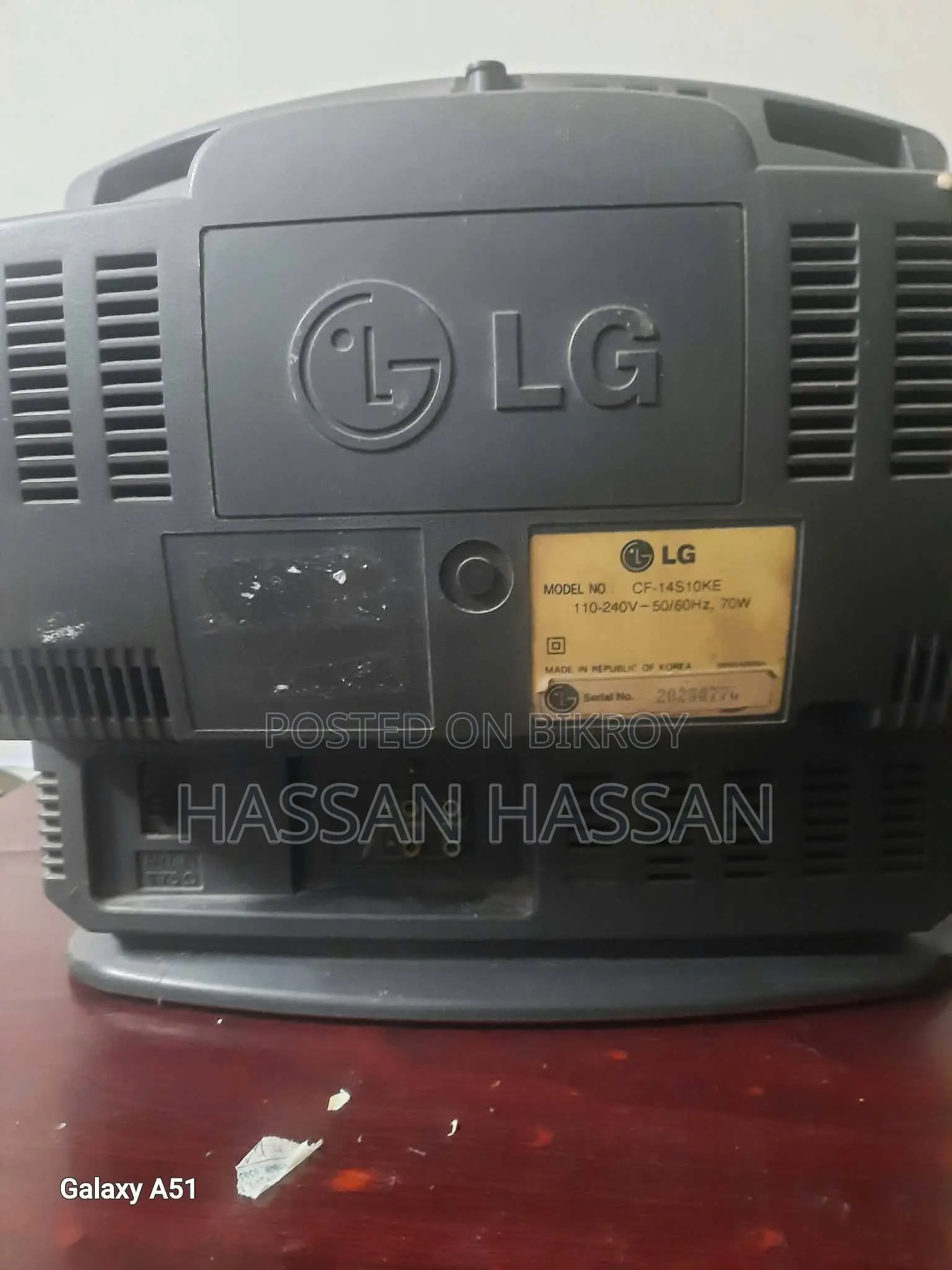 LG Hexaport Model No Cf-14s10ke Old But Never Repaired