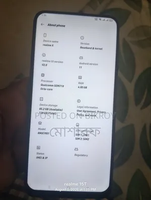 Realme X 128 GB Blue