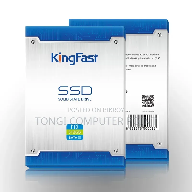 New Kingfast 512GB Sata SSD 2.5in