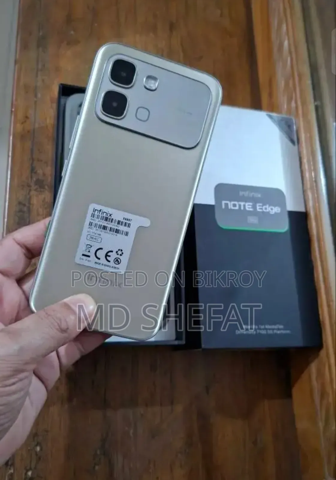 Infinix Note Edge 128 GB Silver