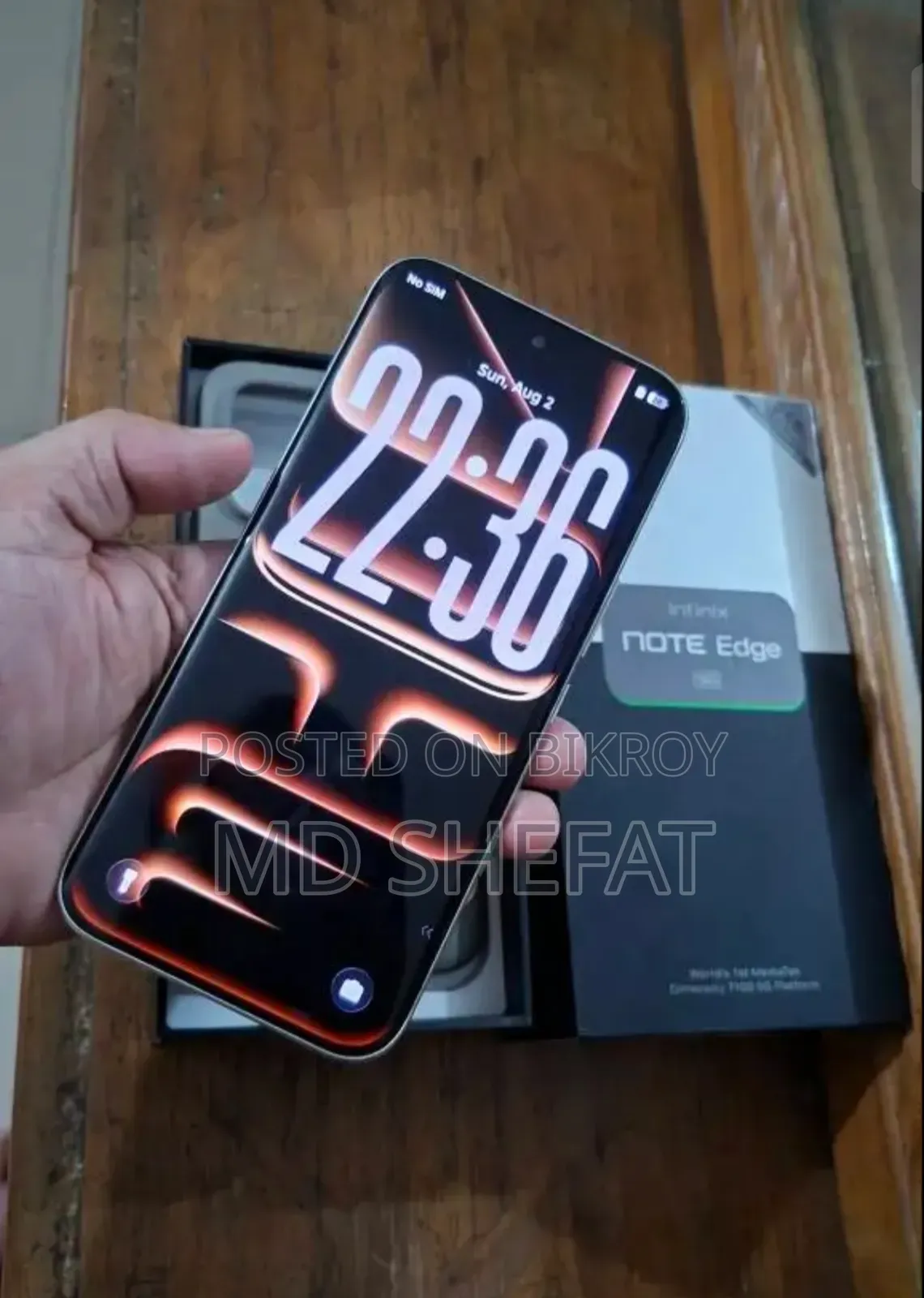 Infinix Note Edge 128 GB Silver