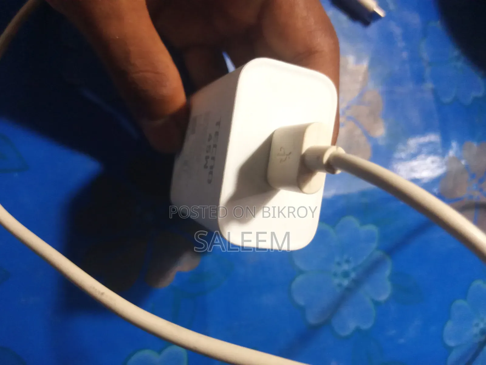 3 Month Used 45 Watt Tecno Charger