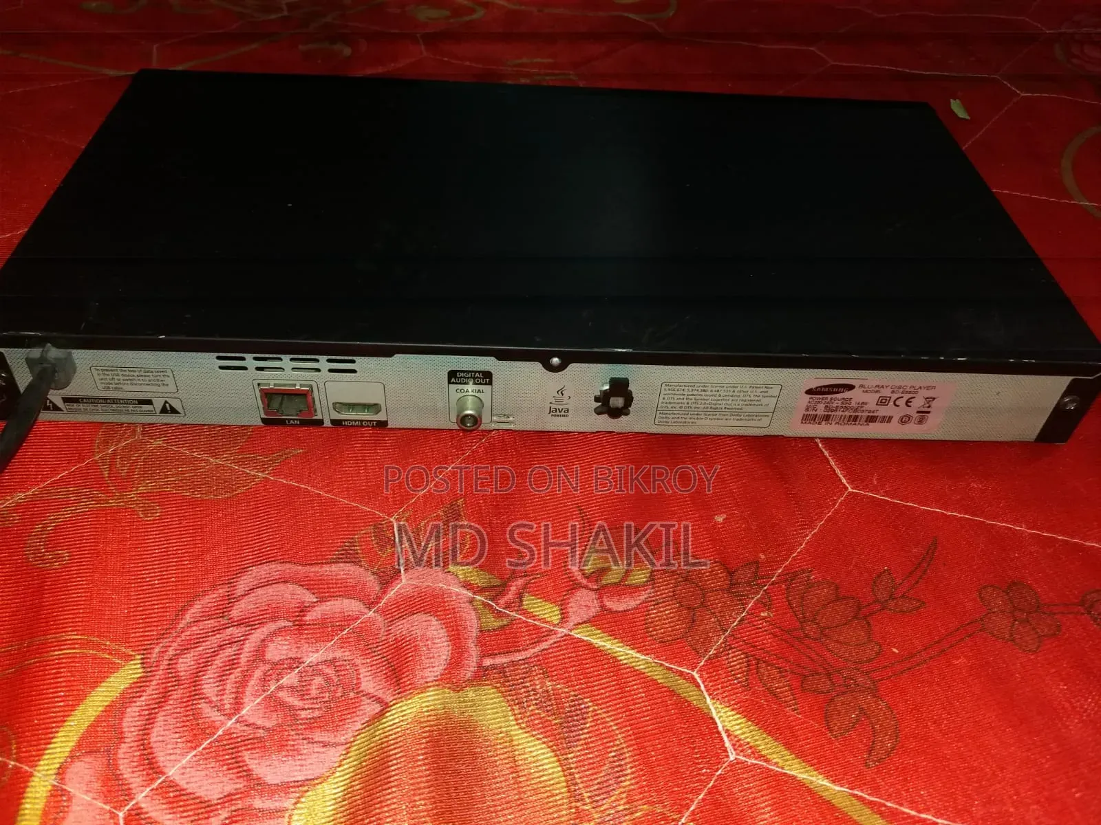 Blu-Ray Disc Player