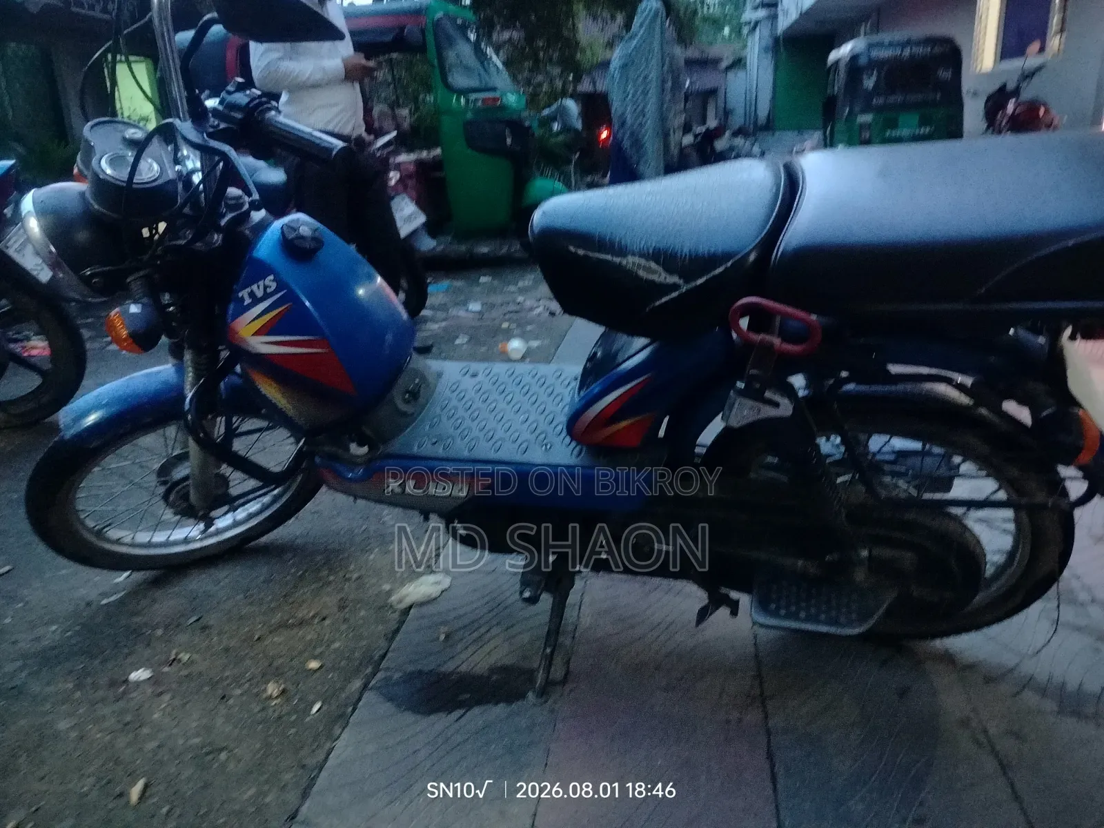 TVS XL 100 2019 Blue