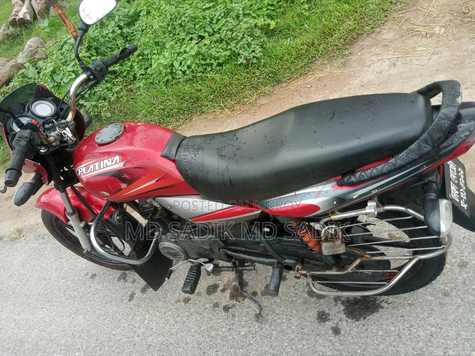 Bajaj Platina 100 2018 Red