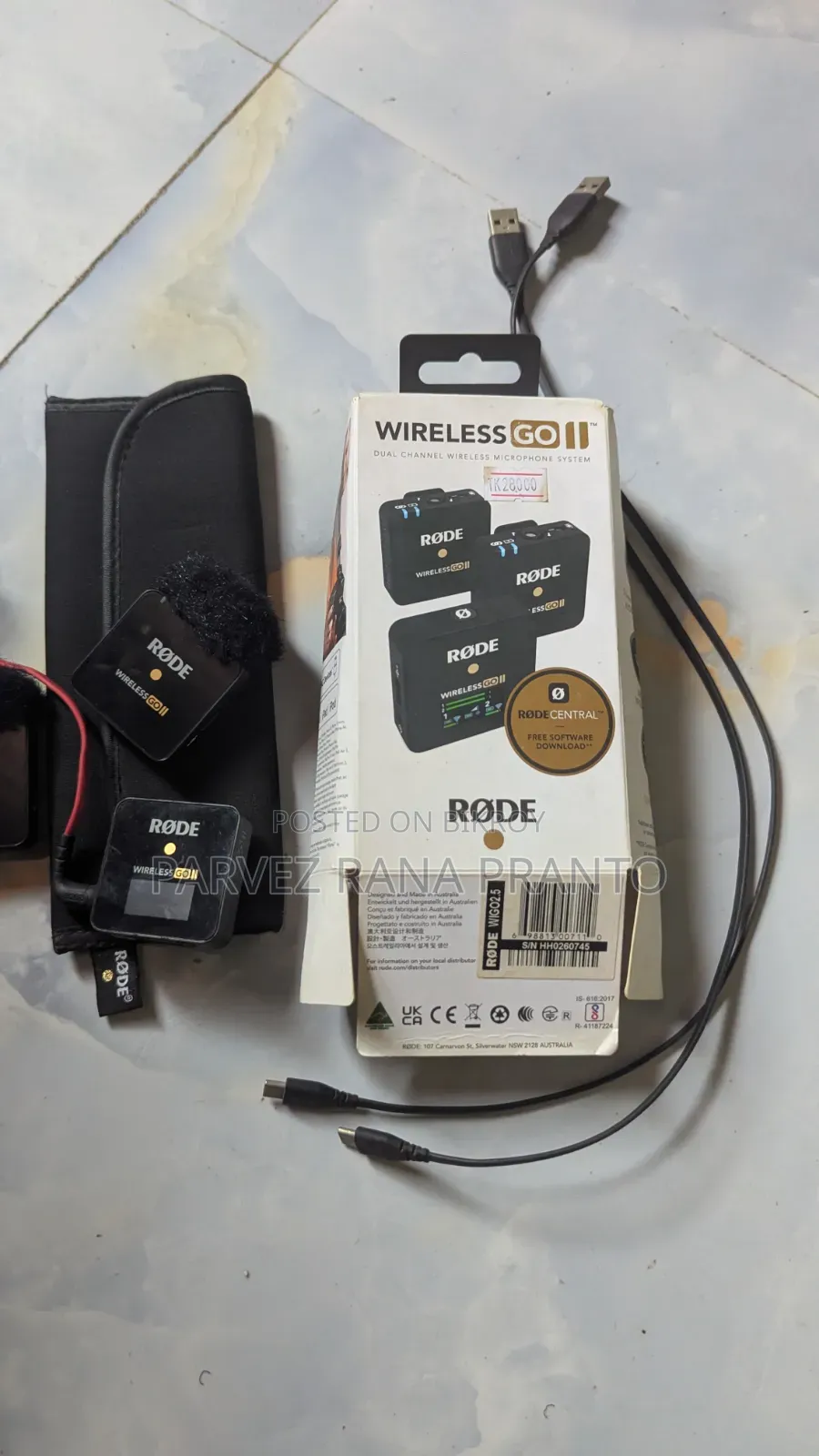 Rode Wireless Go II/ Microphone