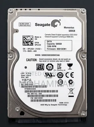 Seagate Momentus 500gb 7200rpm Sata Laptop HDD – St9500423as