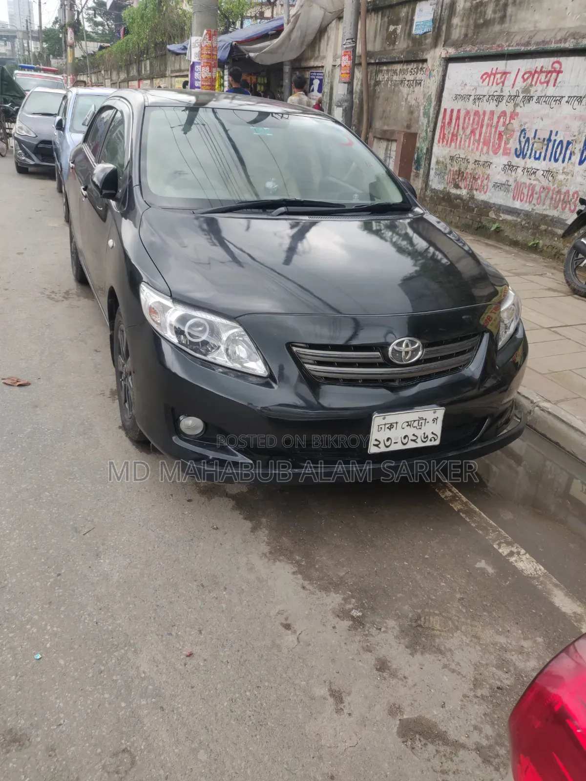 টয়োটা করল্লা ২০০৮ ব্ল্যাক