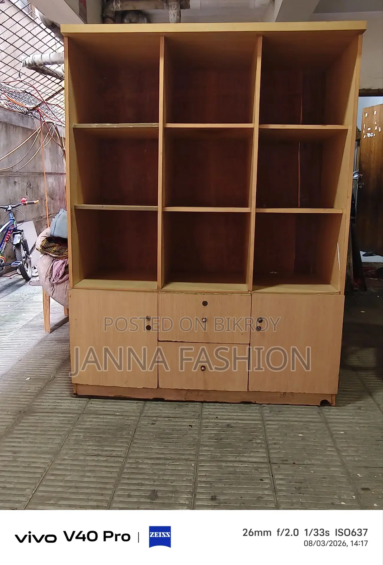 Book Shelf Cum Cabinet