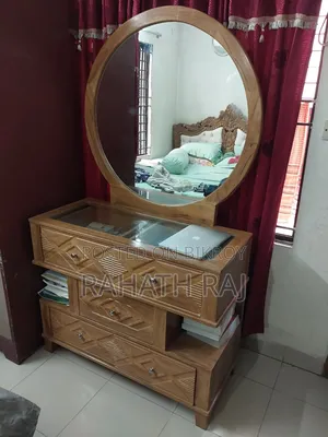 বিক্রয় হবে – ১০০% সেগুন কাঠের ড্রেসিং টেবিল
