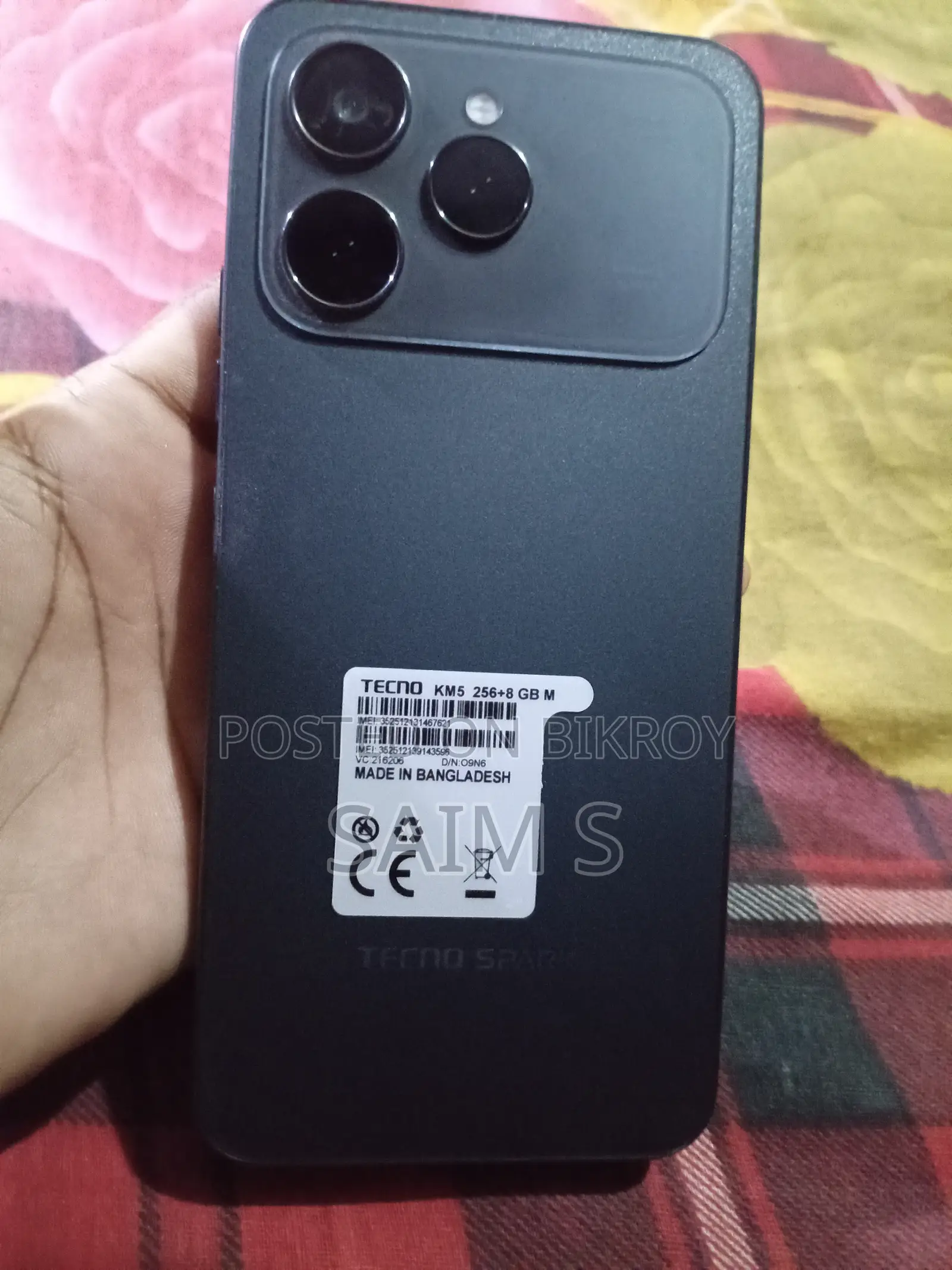 Tecno Spark 40 256 GB Black