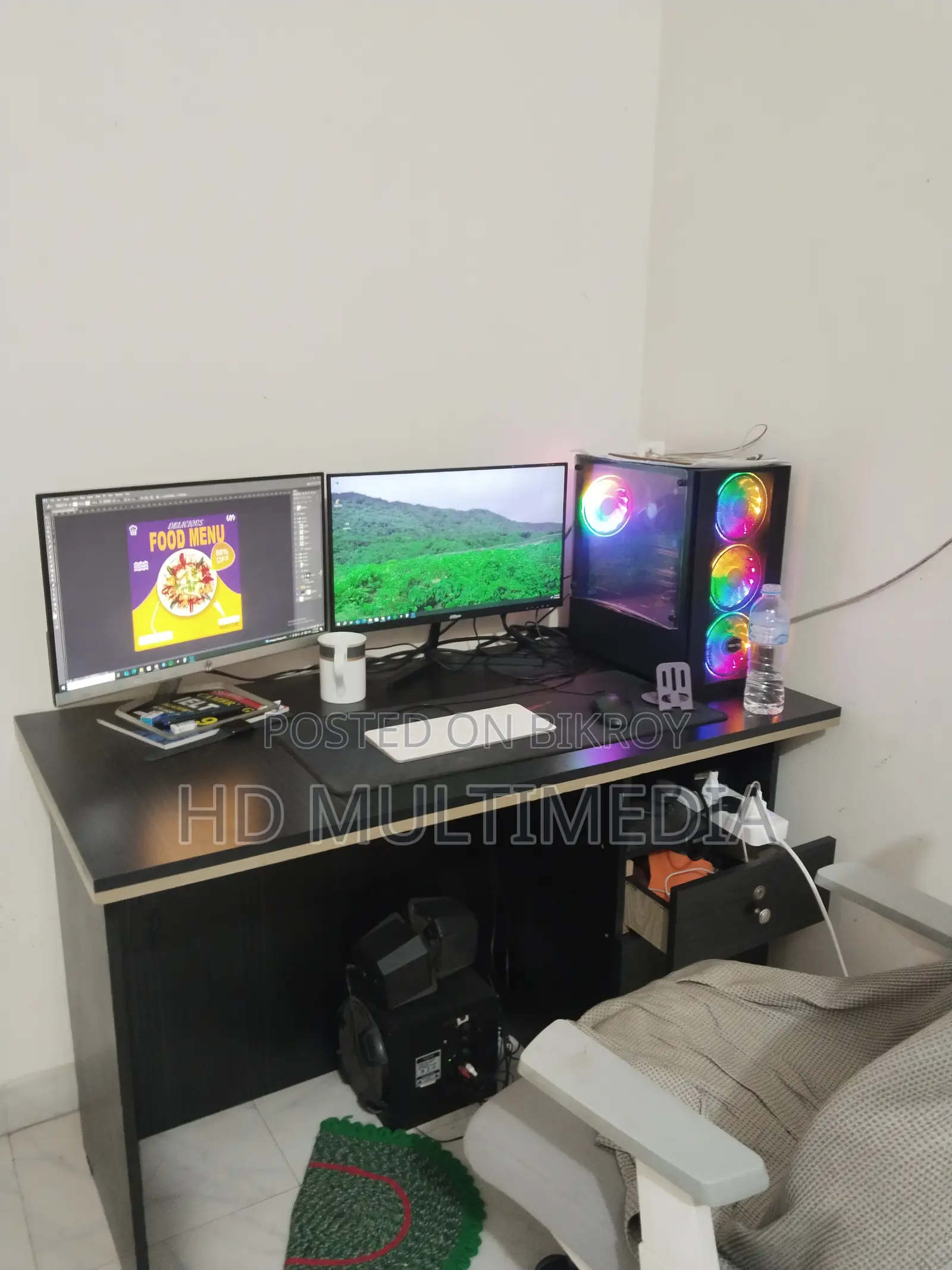 Desktop Computer 8GB Intel Core i5 HDD+SSD 640GB