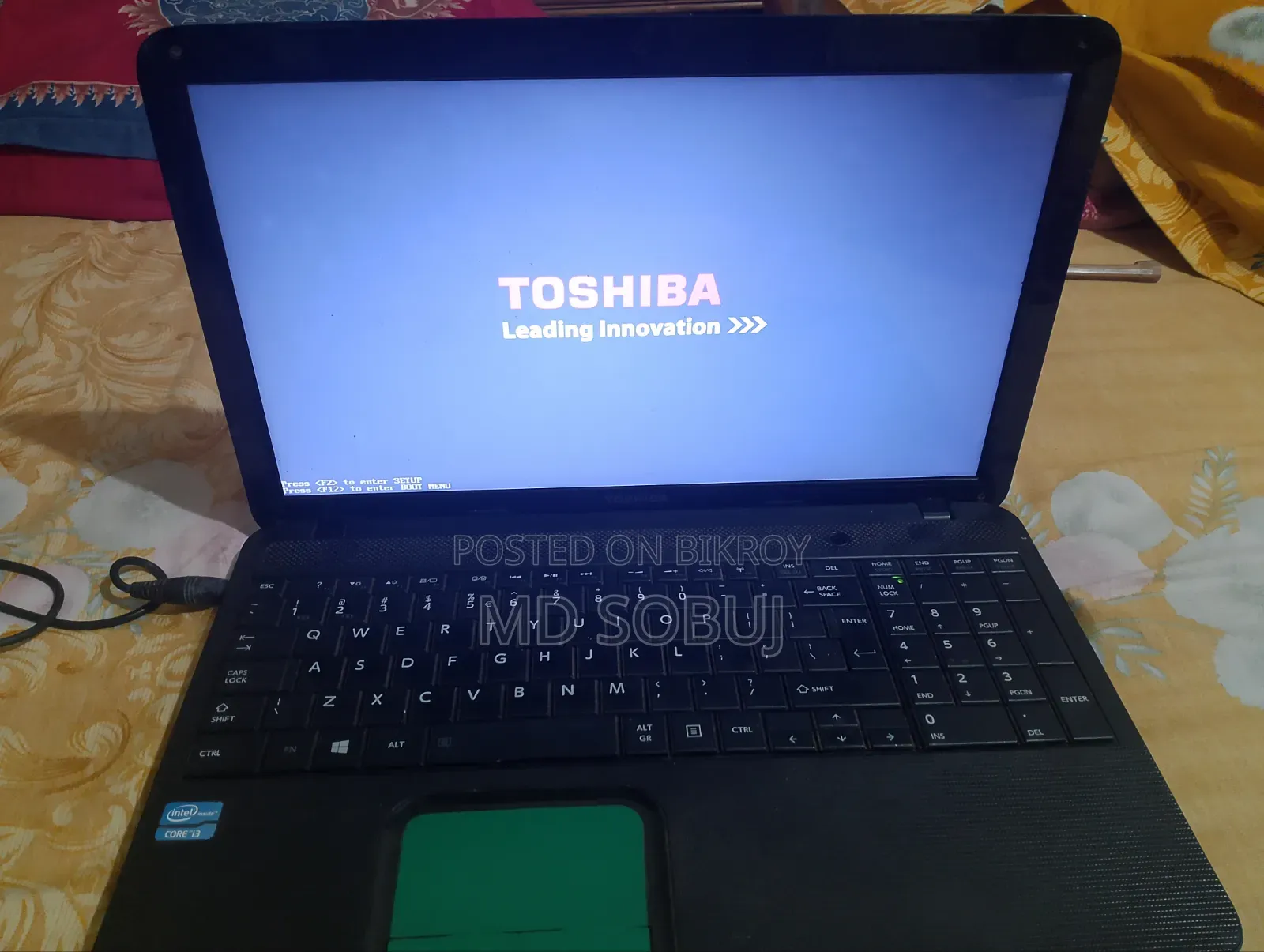 Laptop Toshiba Satellite C850 4GB Intel Core i3 HDD 1T
