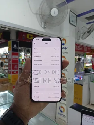অ্যাপল আইফোন ১৬ প্রো ১২৮ জিবি ব্ল্যাক