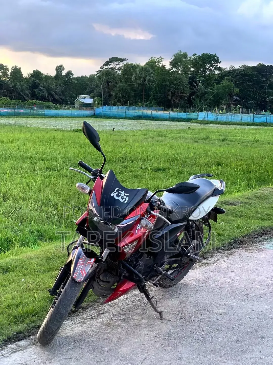 টিভিএস আপাচি আরটিআর ১৬০ টুভি ২০১৩ লাল