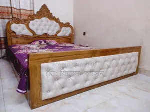 Teak Wood Box Bed 6/7 Feet